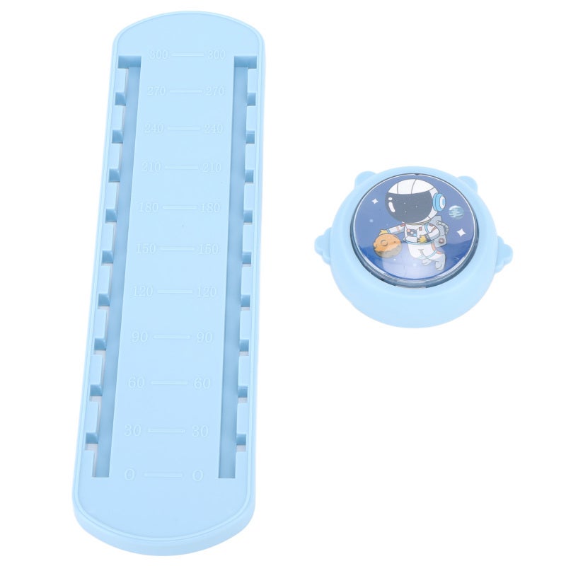 Kids High Jump Training Toy Voice Broadcast Touch High Jump Counter Adjustable Lighting Growth Chart Exercise Blue - Image 5