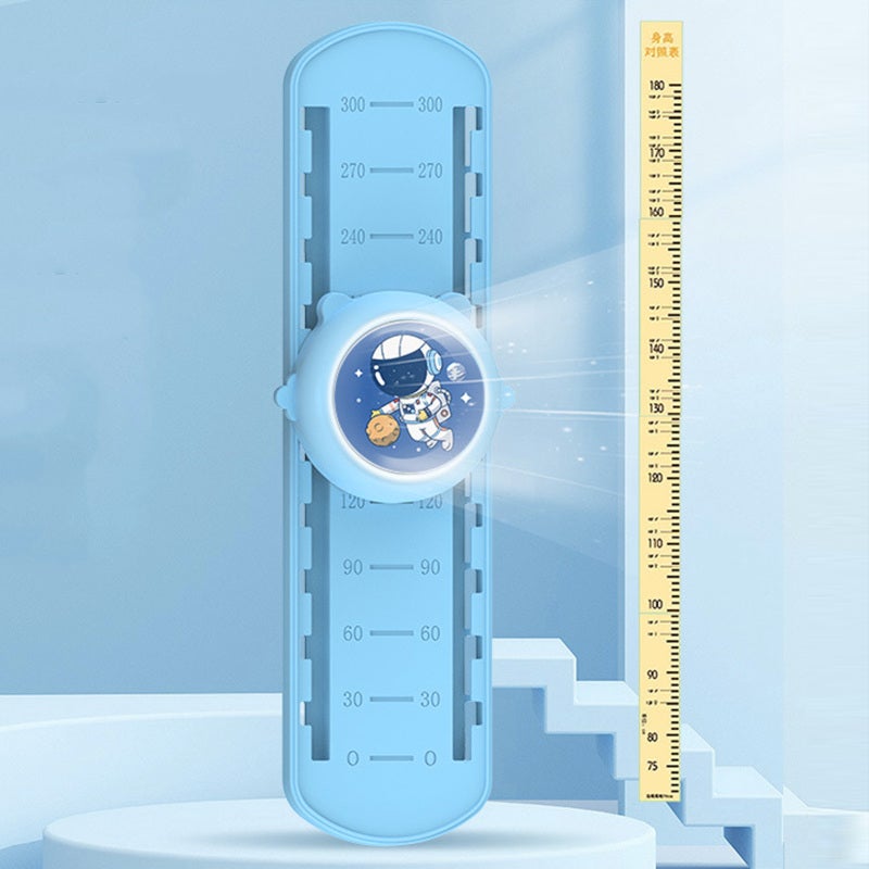 Kids High Jump Training Toy Voice Broadcast Touch High Jump Counter Adjustable Lighting Growth Chart Exercise Blue - Image 3