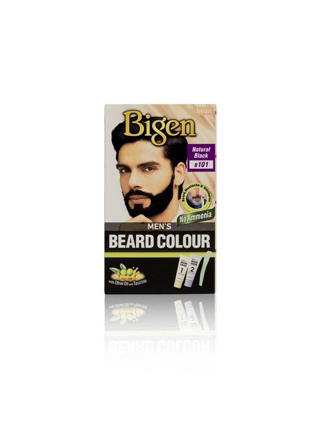Bigen Mens Beard Colour Natural Black B101 - Image 1