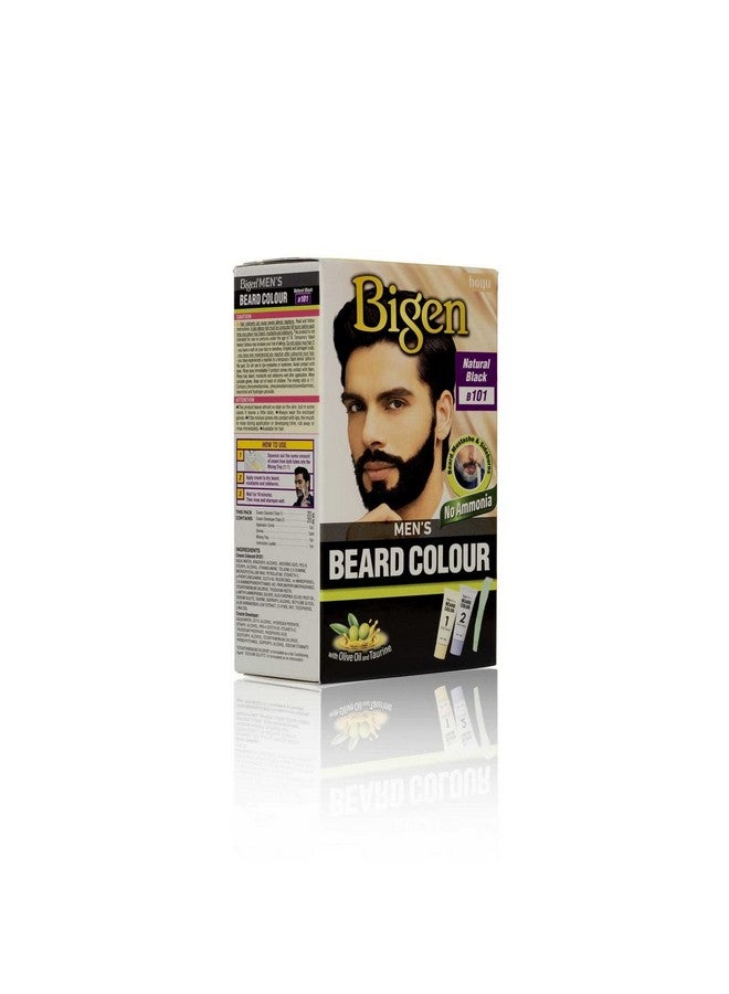 Bigen Mens Beard Colour Natural Black B101 - Image 2