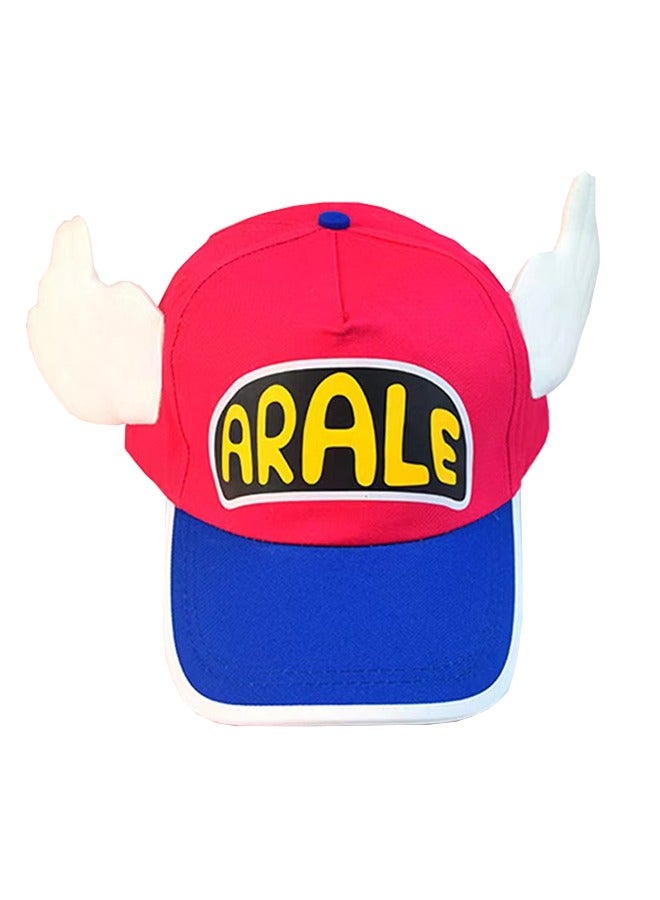 Arale Cap Adjustable Outdoor Sun Cap Cartoon Lovely Baseball Cap Pink Blue - Image 3