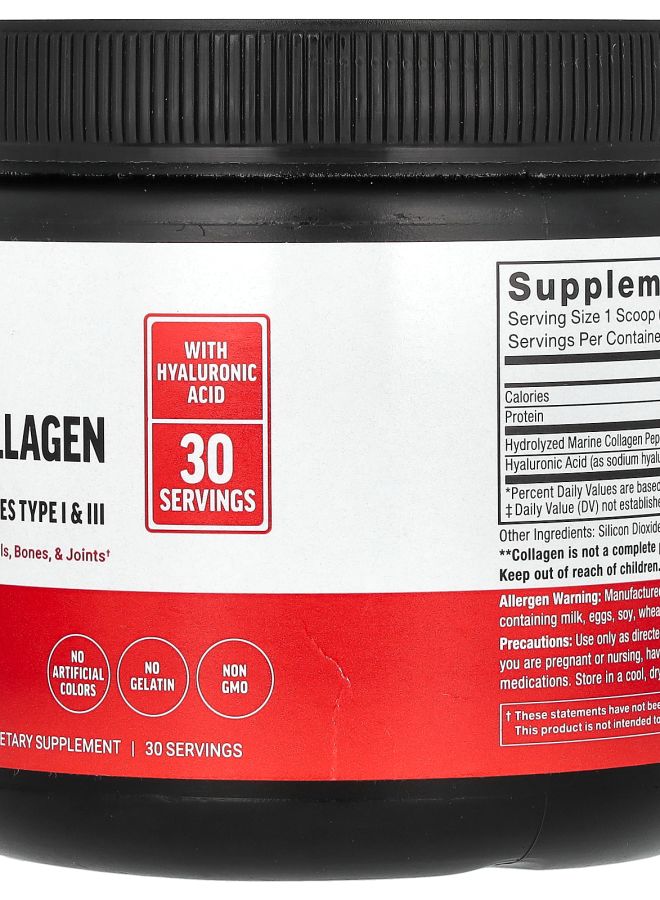 Force Factor Marine Collagen Powder Unflavored 5.93 oz (168 g) - Image 2