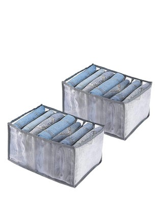 3 pack Drawer Organiser, 7 Grids Clothes Organizer, Elevate your Closet with Foldable Storage Organize, Not Easily Deformed，Moisture，Suitable for Storing Pants, Shirts, T-Shirts, Leggings, and Short Skirts - pzsku/Z7021D14169C82CBE93A4Z/45/1749270798/cd48e9cf-9e7e-49cd-85d6-86260be3860d
