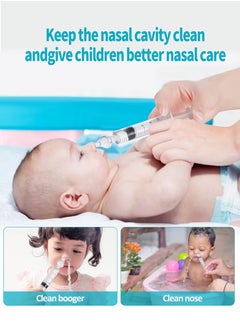 Beirui Baby Nasal Aspirator, Professional Rinse Syringe, 2PCS Baby Nasal Rinse, Portable Baby Nasal Cleaner Quick Rinse Device, Nasal Aspirator for Kids  - Image 3