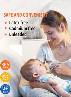 Beirui Baby Nasal Aspirator, Professional Rinse Syringe, 2PCS Baby Nasal Rinse, Portable Baby Nasal Cleaner Quick Rinse Device, Nasal Aspirator for Kids  - Image 2