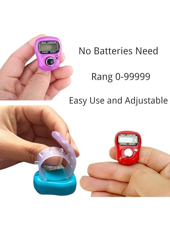 Electronic Zikr Ring with Digital Counter, Smart Tasbih Ring, Digital Display, Long Battery Life, Unisex, White - Image 5