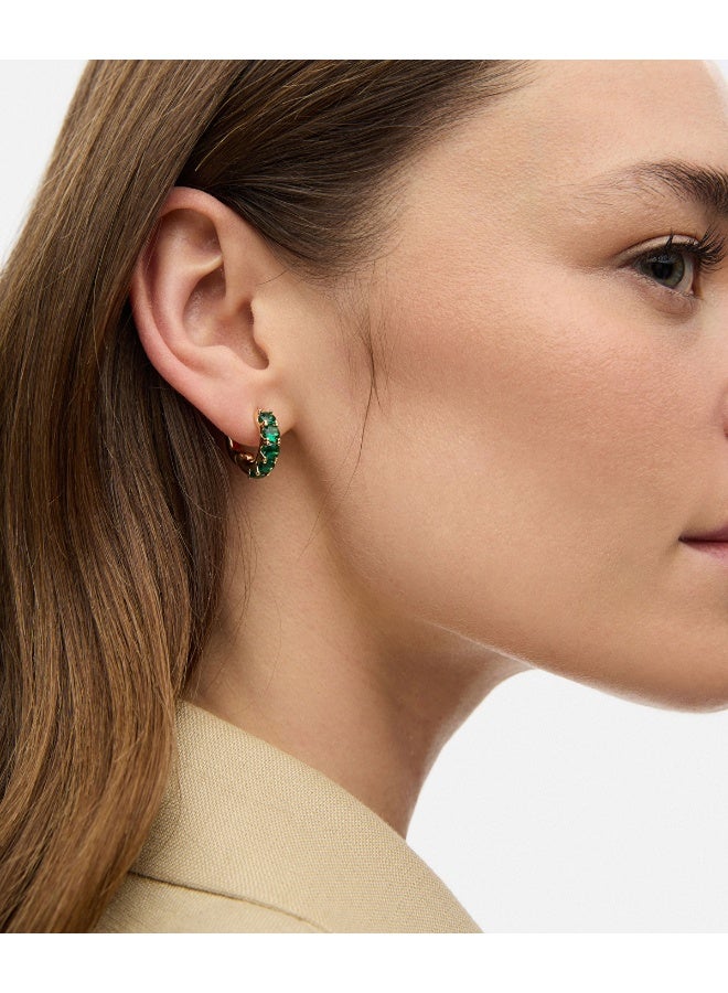 Ipekyol Earrings Set With Contrasting Resin And Glass  - Image 2