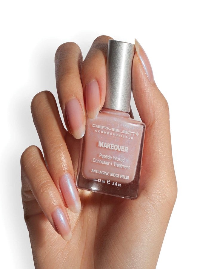 Dermelect Conceal & Condition Nail Treatment Kit - Ridge Filler & Color Corrector for Damaged, Discolored & Brittle Nails - Strengthening Nail Care with Keratin, Peptides & Biotin - Sheer Pink & Nude - Image 4