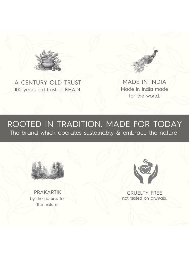 Khadi Traditional Premium Amla Bhringraj Shampoo for Controlling Dandruff & Hairfall, Sulphate and Paraben Free Shampoo, Natural Cleanser for Frizzy Hair - Image 4