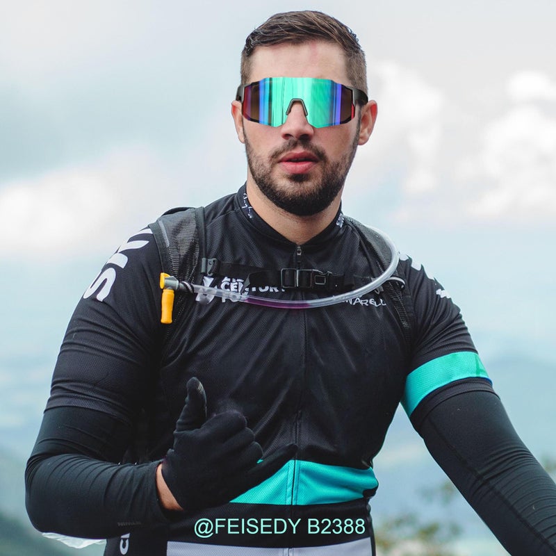 FEISEDY Sports Sunglasses Mens Women Baseball Biking Cycling Sunglasses for Teens UV400 Protection B2388 - Image 2