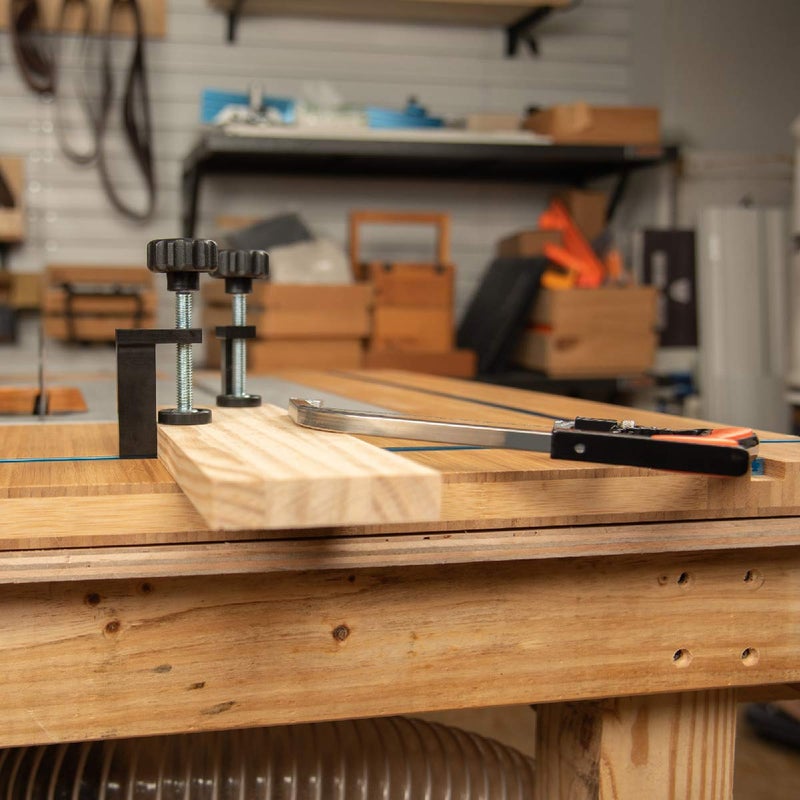 POWERTEC 71438 T-Track Clamp Vice | Hold Down Clamps for T-Tracks Accepting 1/4 Inch hex head Bolts – 2 Pack - Image 2