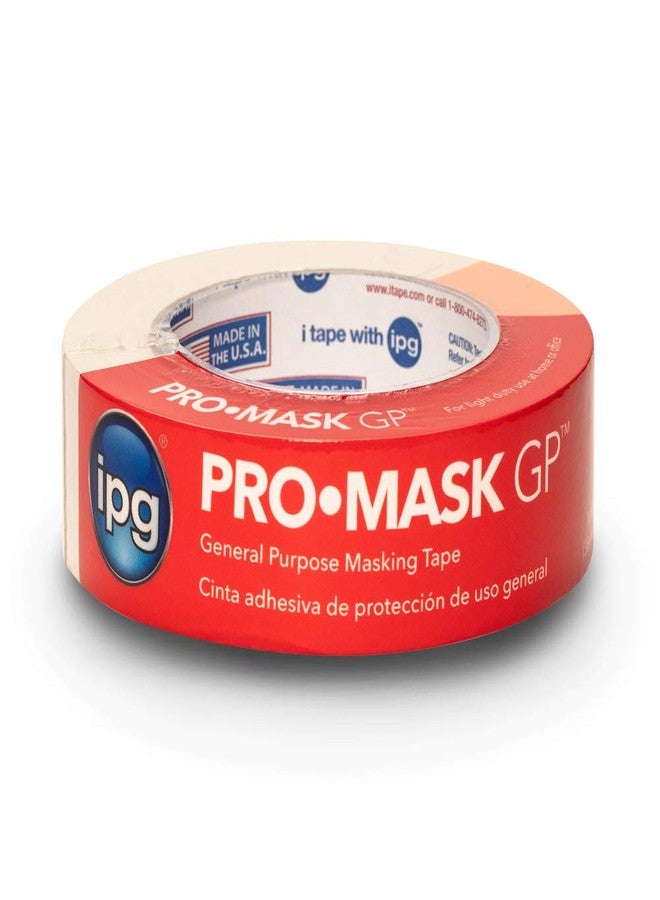 IPG ProMask GP, General Purpose Masking Tape, 1.41" x 60 yd (Single Roll) - Image 1