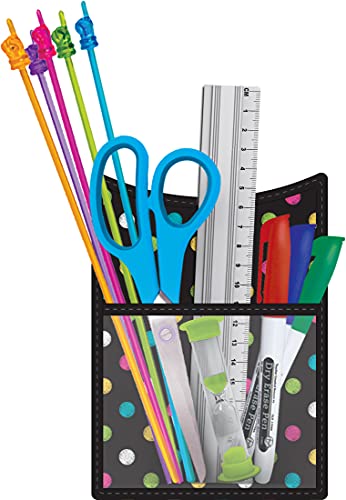 Teacher Created Resources Chalkboard Brights Magnetic Storage Pocket (20770), 5" x 7" - Image 2