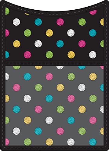 Teacher Created Resources Chalkboard Brights Magnetic Storage Pocket (20770), 5" x 7" - Image 1