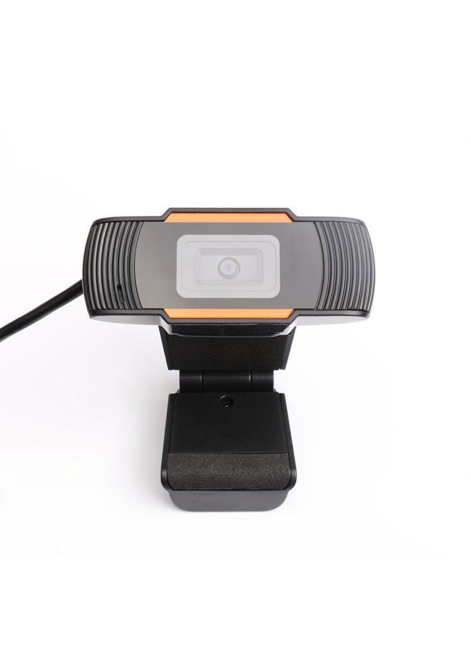 Generic - USB Computer Camera 1080p HD 2K Network Monitoring 720p Network Class Live Broadcast PC Network Broadcast Webca M Cross-Color:B6-1080P [360-degree Rotation]] - Image 1