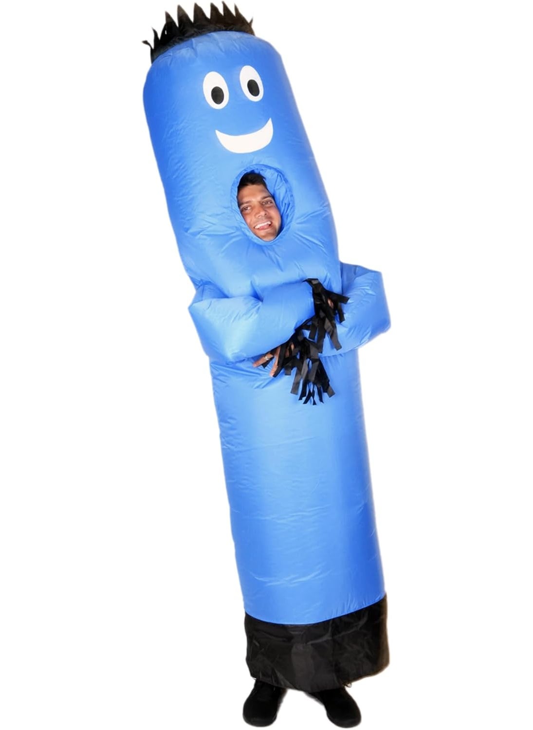 LookOurWay LookOurWay Inflatable Tube Man Costume 3Pack  Wacky Wavy Arm Guy Funny Inflatable Halloween Costume for Adults  RedYellowBlue  - Image 5