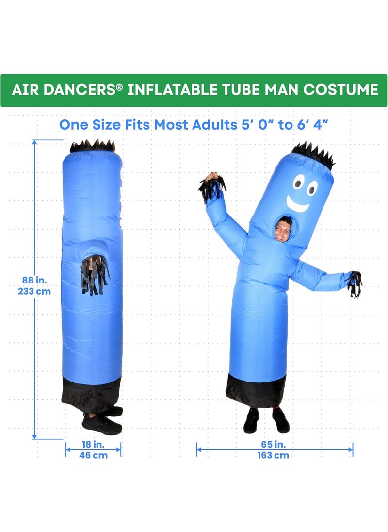 LookOurWay LookOurWay Inflatable Tube Man Costume 3Pack  Wacky Wavy Arm Guy Funny Inflatable Halloween Costume for Adults  RedYellowBlue  - Image 3