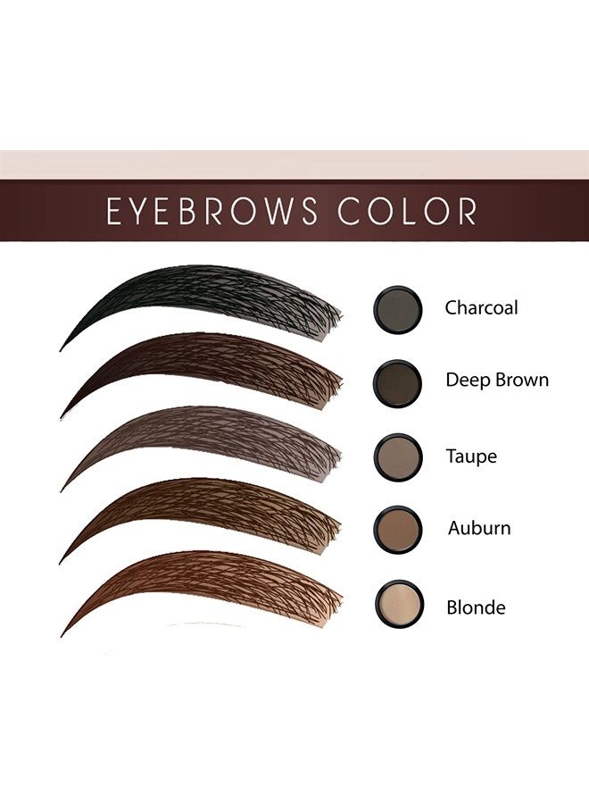 Mom's Secret 100% Natural Eyebrow, Organic, Vegan, Eyebrow Powder, Gluten Free, Cruelty Free, Made in the USA, 2.5 g. (Charcoal) - Image 2