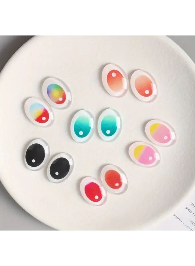 Black Plastic Safety Eyes for DIY Dolls and Craft Supplies - Image 4