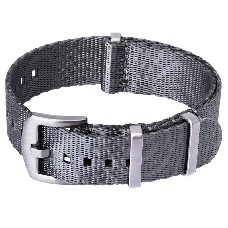 Ritche Christmas Gift Nylon Watch Strap with Heavy Buckle Bands for 18mm 20mm 22mm Premium Seat Belt Nylon Watch Bands for Men Women, White Elephant Gifts, Stocking Stuffers for Men - Image 3