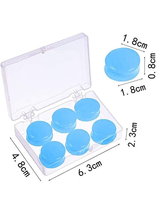 Arabest - Sleep Earplugs Silicone Earplugs Sleep Earplugs with High Decibel Noise Protection Waterproof Earplugs for Sleep Learning Swimming and Cancelling Noise(6 Pairs) - Image 1