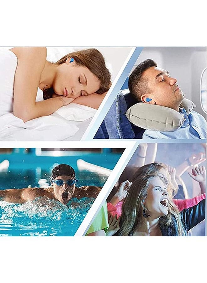 Arabest - Sleep Earplugs Silicone Earplugs Sleep Earplugs with High Decibel Noise Protection Waterproof Earplugs for Sleep Learning Swimming and Cancelling Noise(6 Pairs) - Image 1