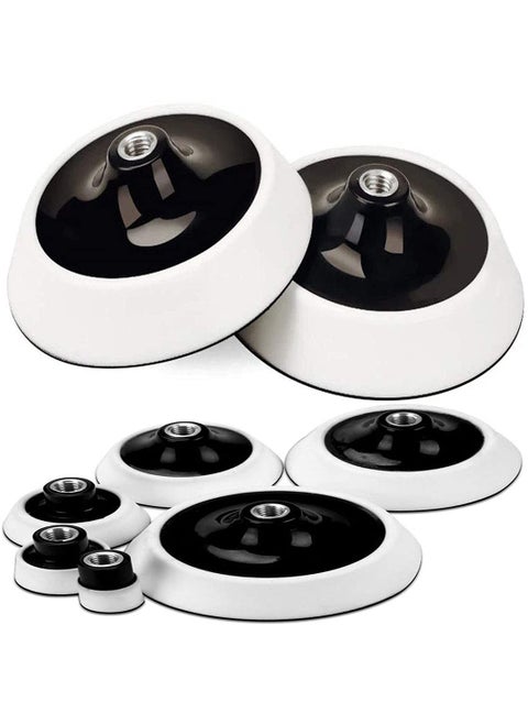 DIY Crafts High RPM Backing Pad For Your Kit Wool Felt Pads Disc Backing Pad Drill Adapter Kit M10/14 Universal Nut Drill Machine Other Machines (2 Pcs, 5"inch Backing Pad Only)