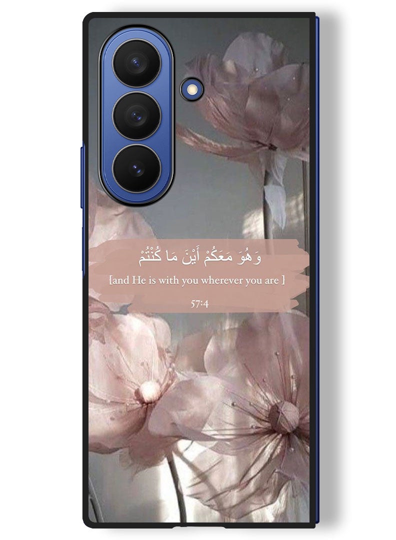 Theodor Case Compatible with Samsung Galaxy Z Fold 7 - 8 Inch Protection Shockproof Bumper Cover He is with you - Image 1