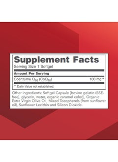 Protocol For Life Balance Protocol CoQ10 100mg - with Vitamin E & Soy Lecithin - Antioxidant Rich Supplement - Halal & Egg Free - 90 Softgels  - Image 2