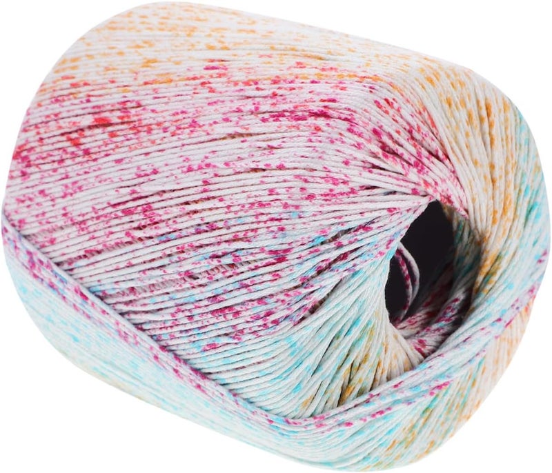 NUOBESTY Gradient Cotton Yarn for Hand Knitting Crochet Thread DIY Sweater Scarf Hat Shawl Material Thick Soft Colored Yarn for Crafting Accessories and Clothing - Image 1
