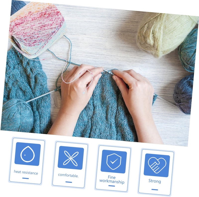 NUOBESTY Gradient Cotton Yarn for Hand Knitting Crochet Thread DIY Sweater Scarf Hat Shawl Material Thick Soft Colored Yarn for Crafting Accessories and Clothing - Image 3
