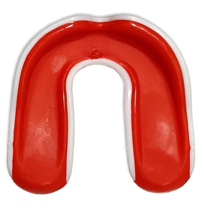 Be Win Martial Arts, Boxing Double Colored Mouth Guard/Gum Shield For Boxing & Martial Arts Practice & Competetions (Junior, Red) - Image 2