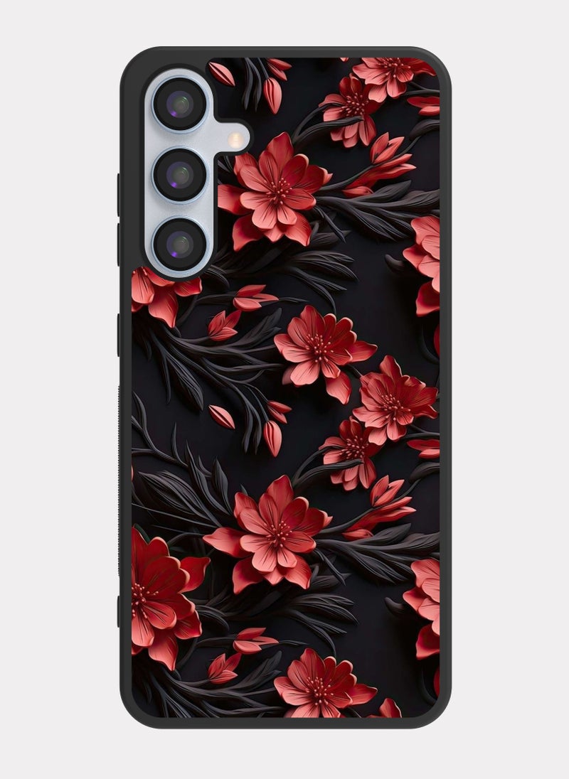 PXLAAT Samsung Galaxy A55 case cover Flowers - Image 1