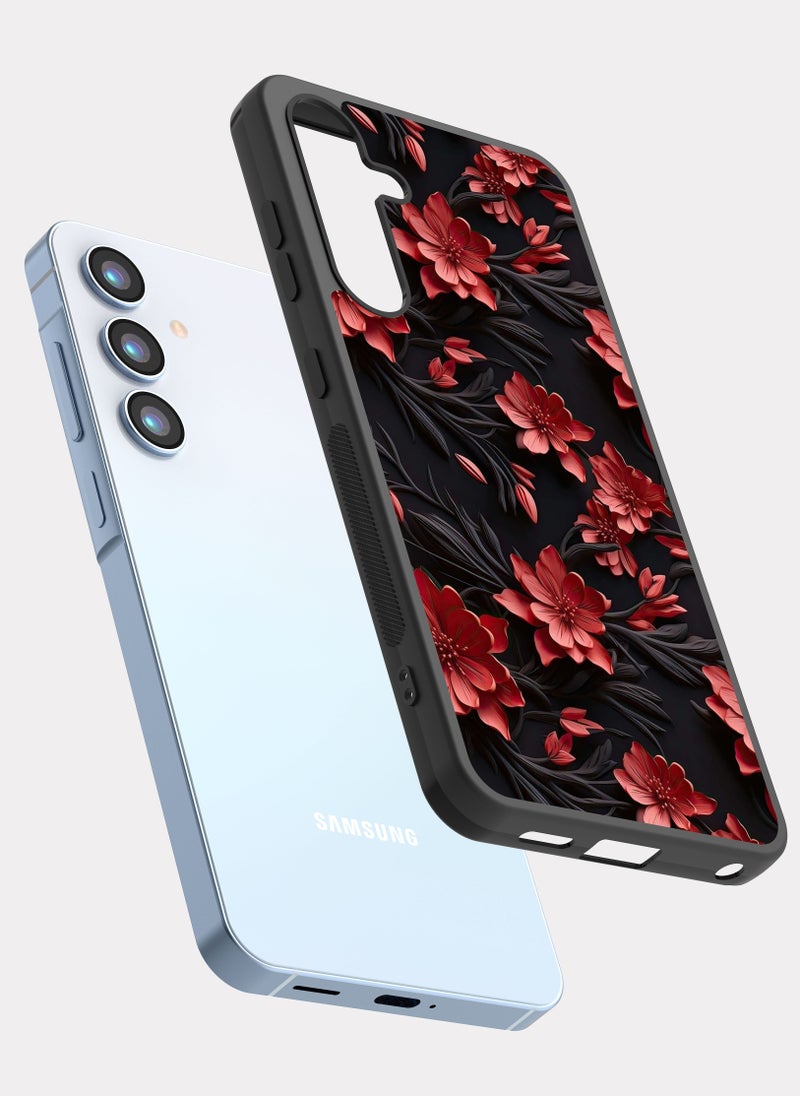 PXLAAT Samsung Galaxy A55 case cover Flowers - Image 2