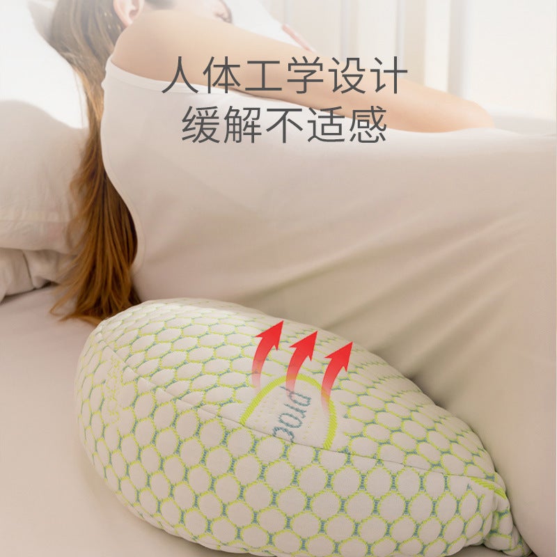 Pidole Pregnant Women Pillow Waist Protection Side Sleeping Pillow Abdomen Sleeping Side Sleeping Pillow Sleeping Cushion U-Shaped Waist Pillow Artifact - Image 4