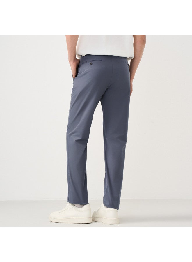 Septwolves Elastic Comfort, Resistant To Deformation】spring Men's Commuting Casual Solid Color Simple Men's Straight-leg Casual Pants - Image 4