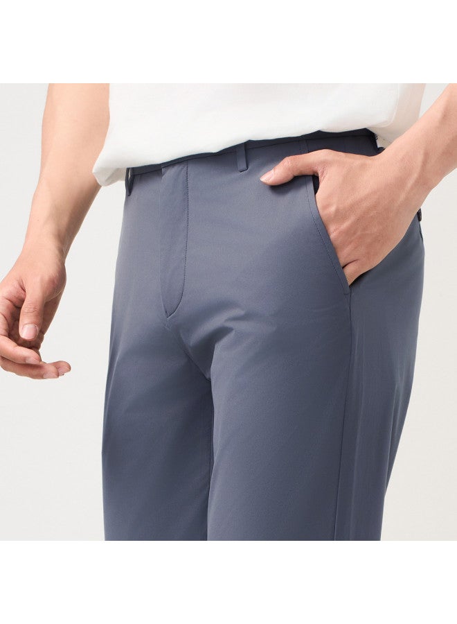 Septwolves Elastic Comfort, Resistant To Deformation】spring Men's Commuting Casual Solid Color Simple Men's Straight-leg Casual Pants - Image 5