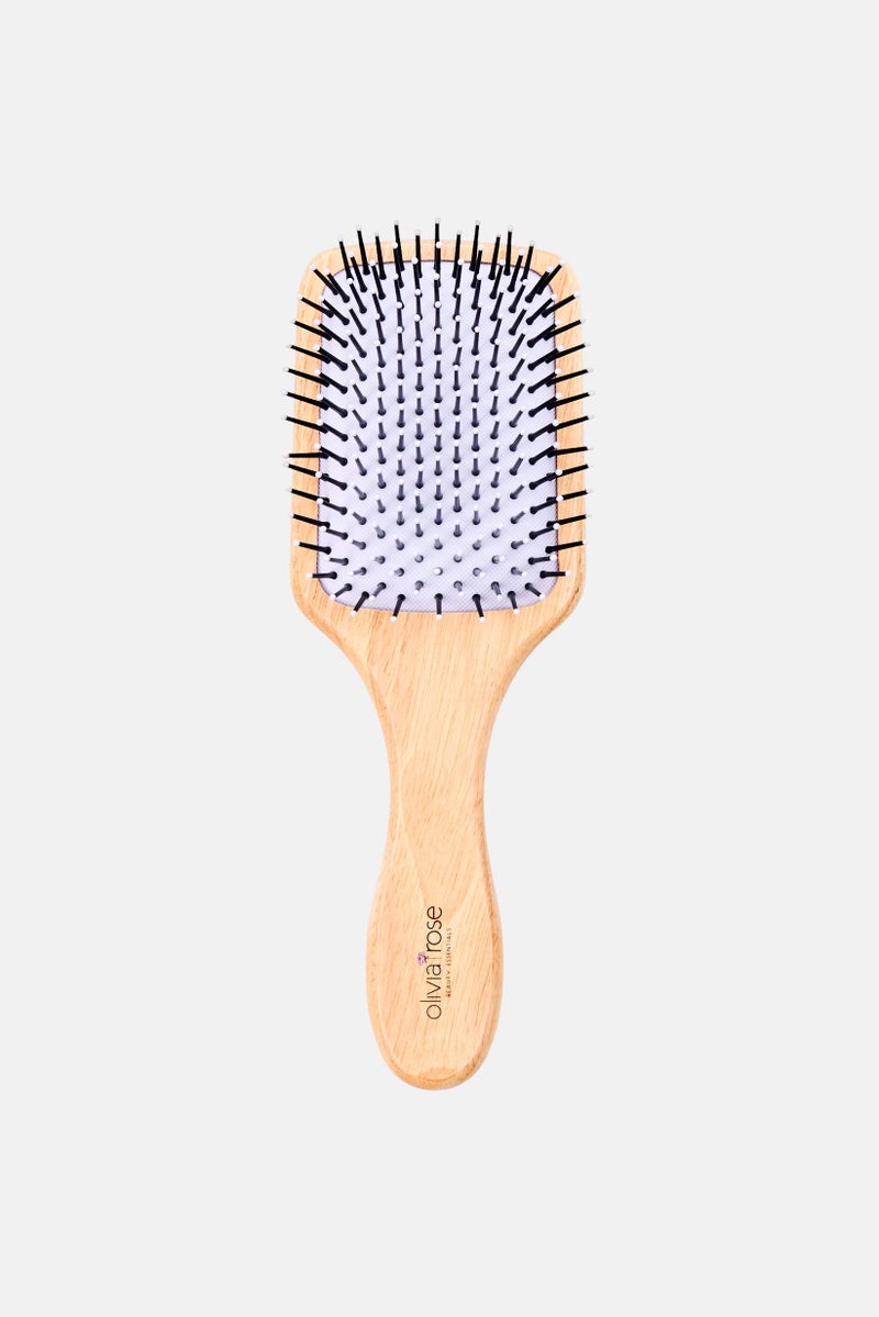 Olivia Rose Pain Free Detangling Hair Brush, Light Brown - Image 1
