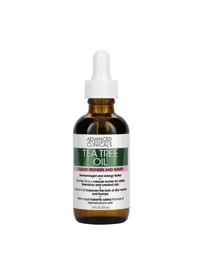 Advanced Clinicals Tea Tree Oil 1.8 fl oz 53 ml  - Image 1