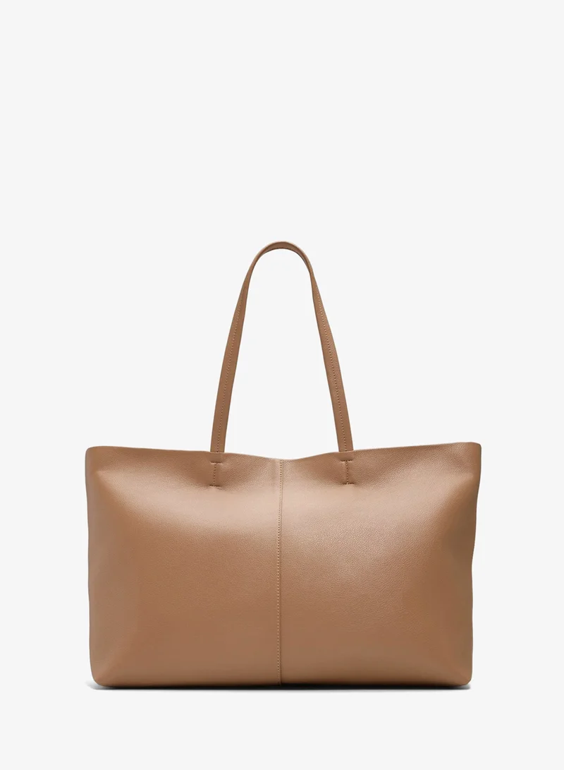 PAITYN Textured Zippered Tote Bag