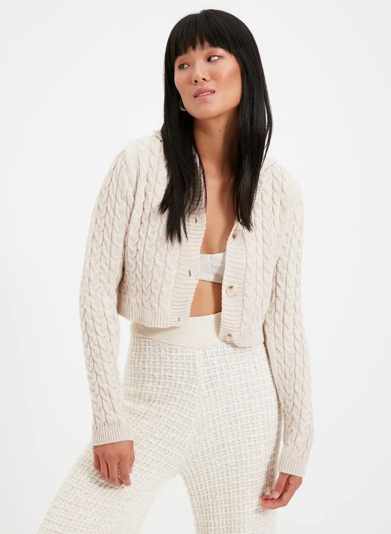 trendyol Button Down Knitted Cardigan