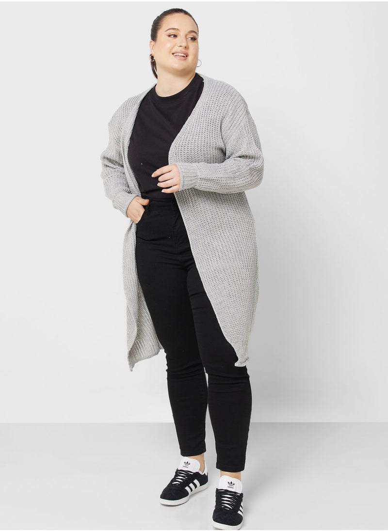 Ella Plus - Balloon Sleeve Detail Cardigan - Image 1
