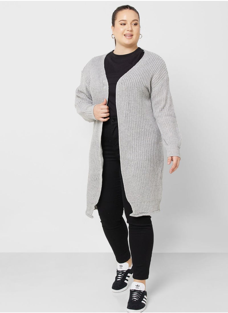 Ella Plus - Balloon Sleeve Detail Cardigan - Image 1