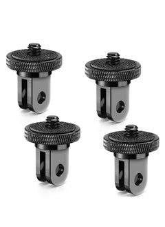 KASTWAVE Camera Tripod Mount for Gopro Adapter, 4pcs Aluminum Camera Tripod 1/4-20 Conversion Adapter Camera Mount Adapter for Tripod Compatible with GoPro Action Cameras and other Standard 1/4 Accessories  - Image 1
