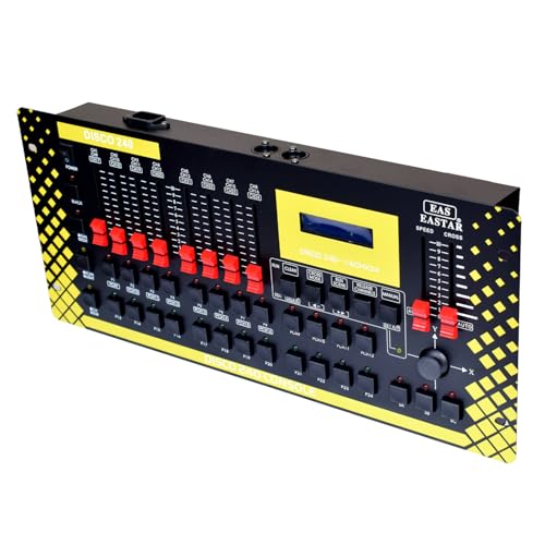 kh DJ Light Mixing Controller Disco 240-192 Channels, 24 Scanner, 40 Steps for Stage Lighting, DJ Lights, Par Lights, Moving Head Lights and Pubs - Image 2