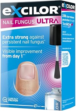 Excilor Fungal Nail ULTRA Extra Strong Treatment Extensive or Persistent Infections Clinically Proven No Filing Day 1 Visible Improvement Nail Polish Compatible WaterResistant 30ml - Image 1