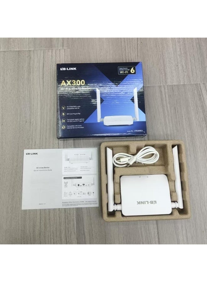LB-link BL-CPE600EU 4G LTE Router AX300 WiFi 6 High Speed Intelligent - Image 5