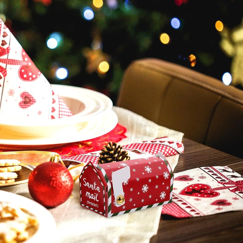 Zerodeko Christmas Candy Boxes and Cookie Boxes 20pcs for Holiday Party Packaging and Giving - Image 4