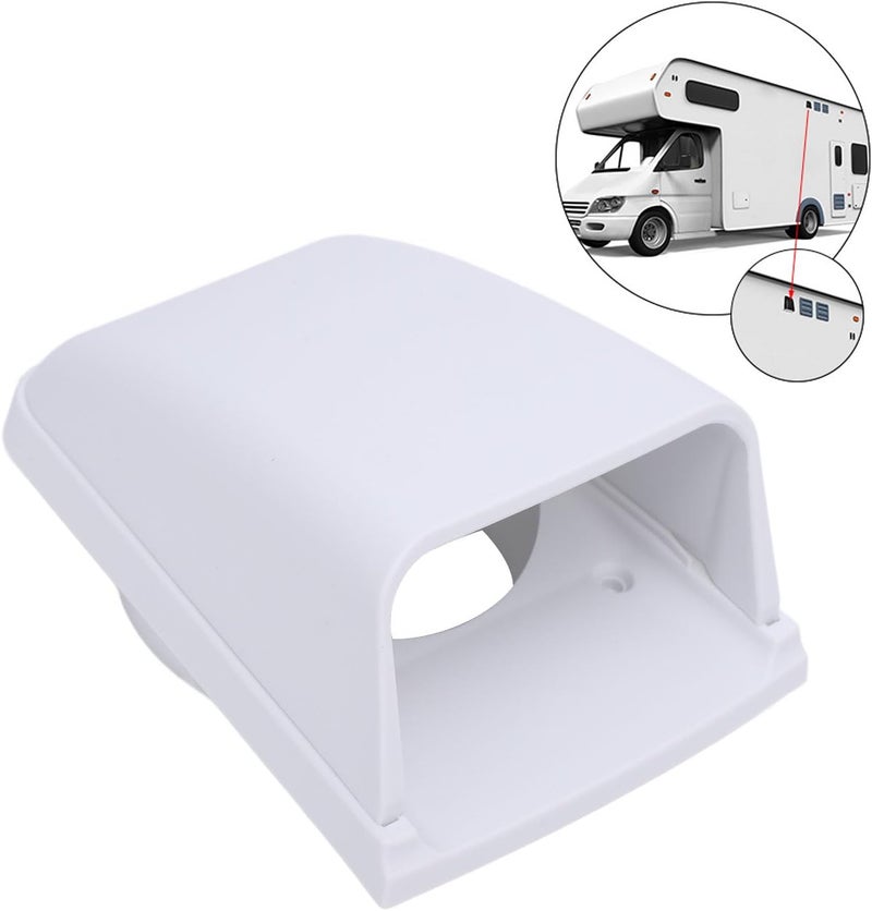 Boat Intake Cowl Ventilator Cover Enhanced Airflow Sturdy Fit for Vent for RV Yacht ABS 3.4in - Image 4