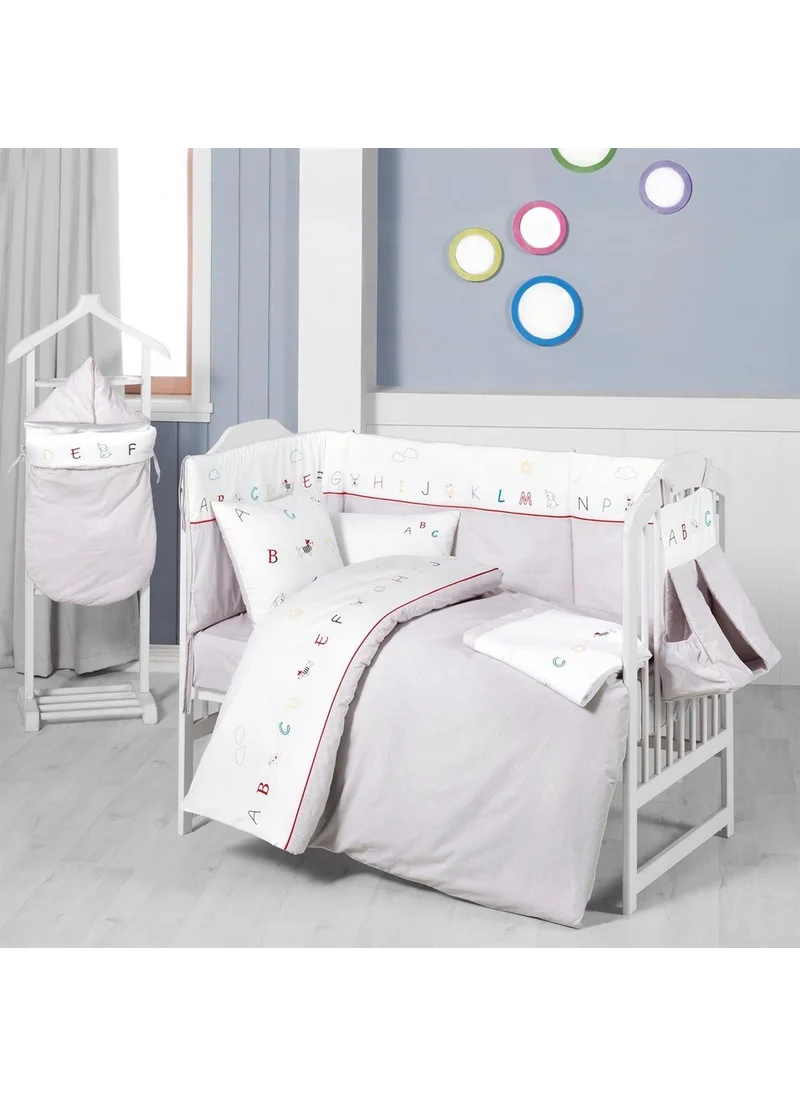 Miespiga Alphabet Duvet Cover Set Red - Navy Blue
